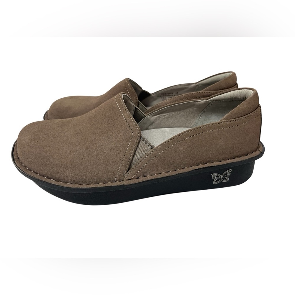 Alegria Debra DEB-6169 Women’s 38 US 8-8.5 Brown Leather Slip On Shoes NWOB